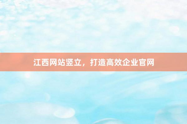 江西网站竖立，打造高效企业官网